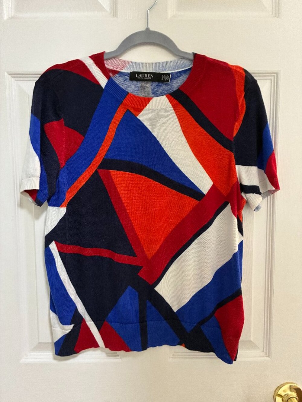 Ralph Lauren Short Sleeve Sweater Top XL